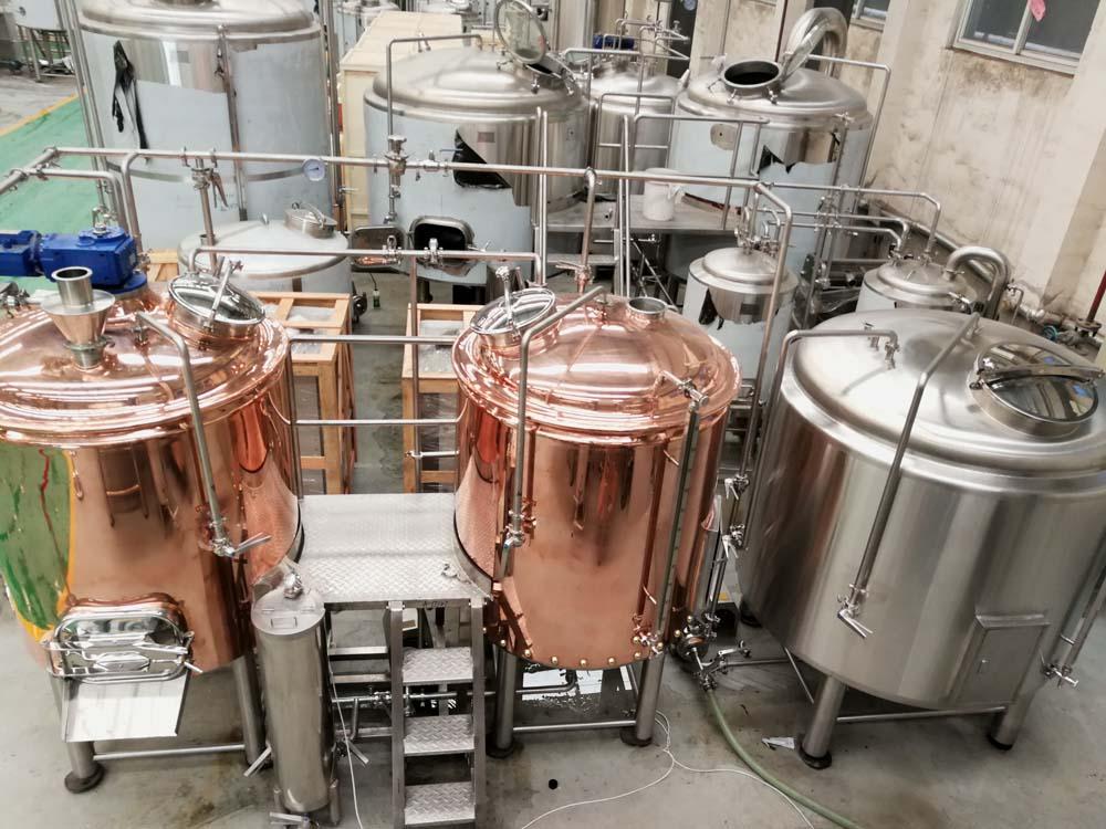 7BBL Copper brewhouse
